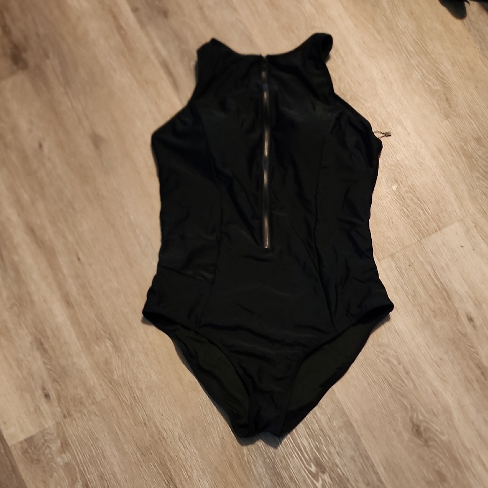 Black Women's One Piece Swimsuit